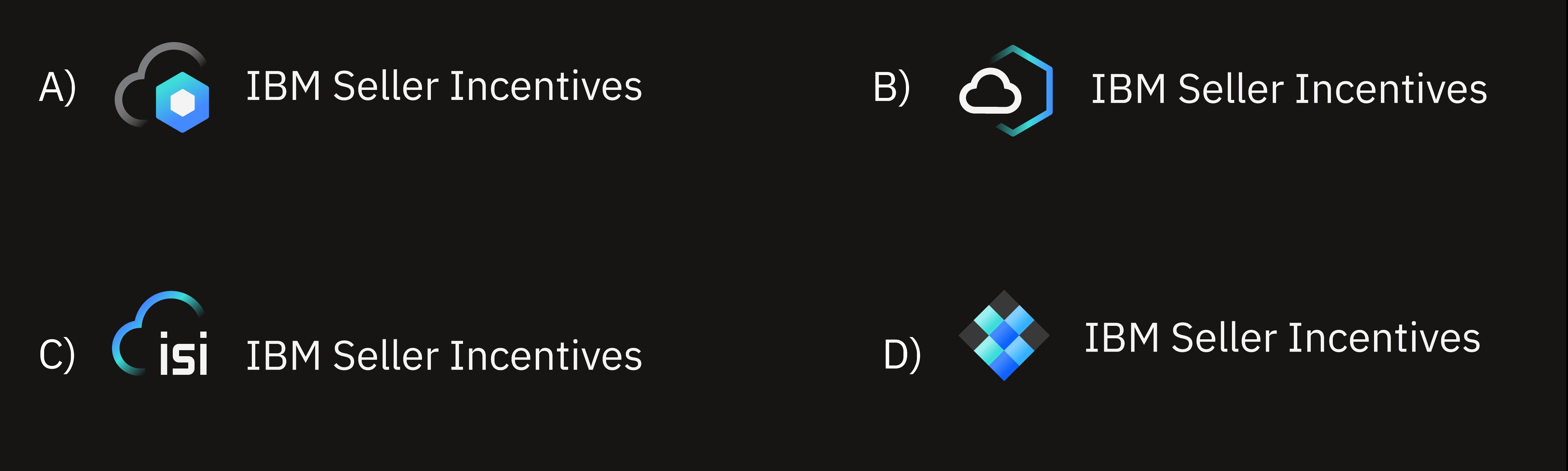 Some variations I made based on App Icon Guidelines and Sales Incentives Systems feeling